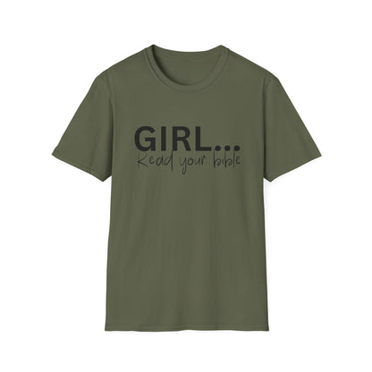Inspirational Bible Verse T-Shirt, Girl's Faith Tee, Christian Gift, Casual Wear, Religious Apparel, Scripture Shirt