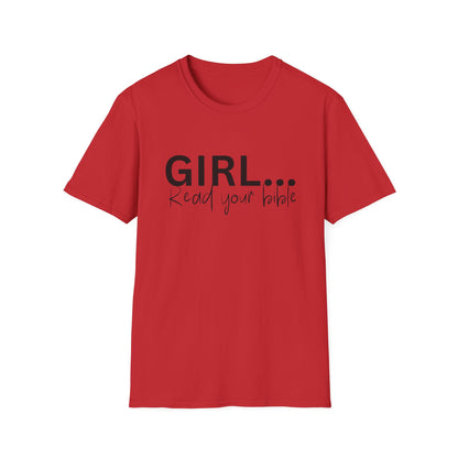 Inspirational Bible Verse T-Shirt, Girl's Faith Tee, Christian Gift, Casual Wear, Religious Apparel, Scripture Shirt