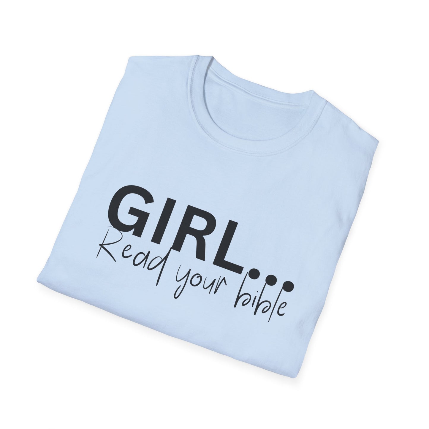 Inspirational Bible Verse T-Shirt, Girl's Faith Tee, Christian Gift, Casual Wear, Religious Apparel, Scripture Shirt