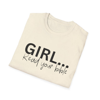 Inspirational Bible Verse T-Shirt, Girl's Faith Tee, Christian Gift, Casual Wear, Religious Apparel, Scripture Shirt