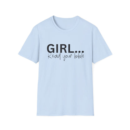 Inspirational Bible Verse T-Shirt, Girl's Faith Tee, Christian Gift, Casual Wear, Religious Apparel, Scripture Shirt