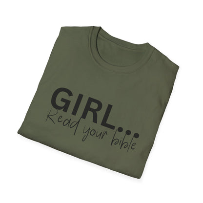 Inspirational Bible Verse T-Shirt, Girl's Faith Tee, Christian Gift, Casual Wear, Religious Apparel, Scripture Shirt