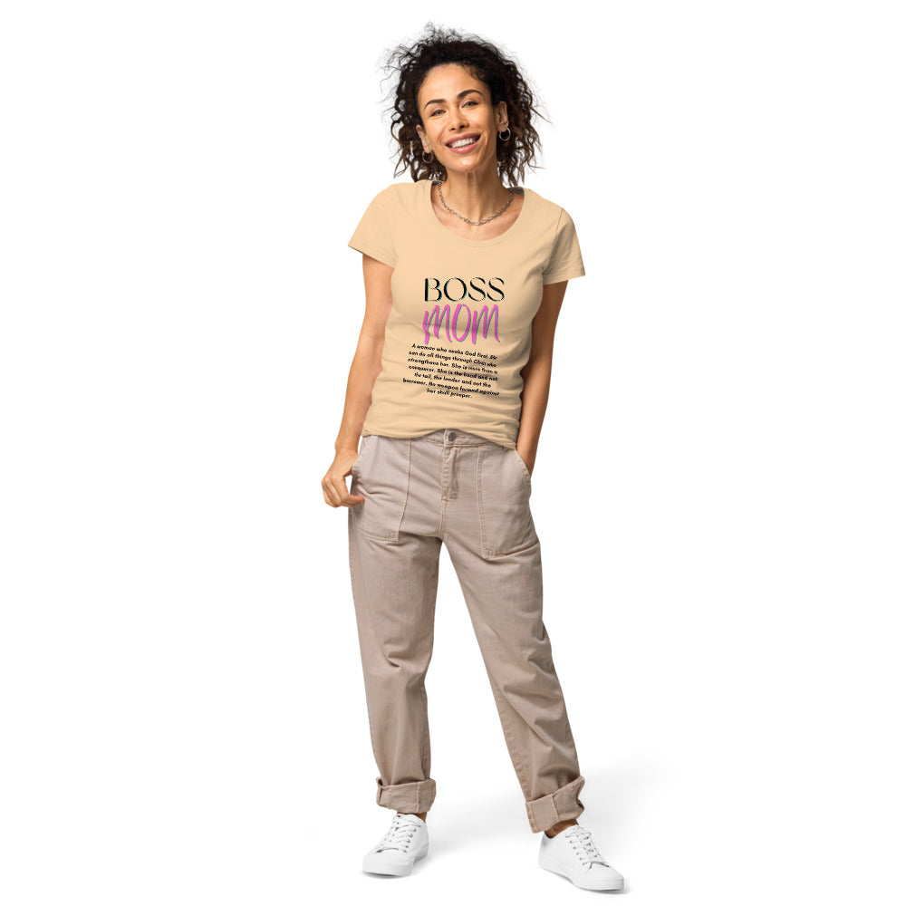 BOSS MOM Women’s basic organic t-shirt